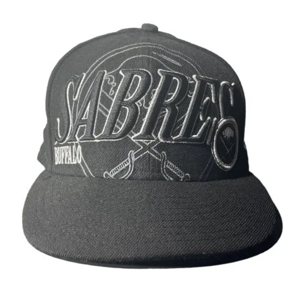New Era 59Fifty Fitted Hat Buffalo Sabres NHL Size 7 1/2  59.6 cm